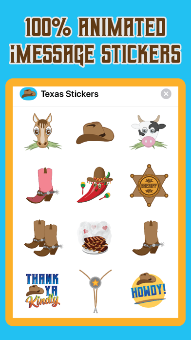 How to cancel & delete Funny Texas Animated Stickers from iphone & ipad 2