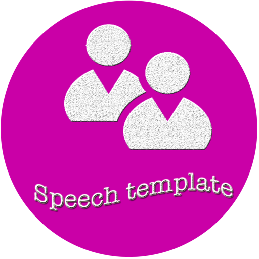 Speech template for Keynote