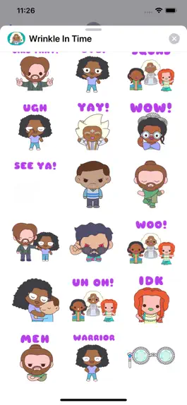 Game screenshot A Wrinkle in Time Stickers apk