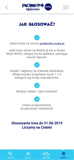 Podwórko Talentów NIVEA 2019(圖2)-速報App