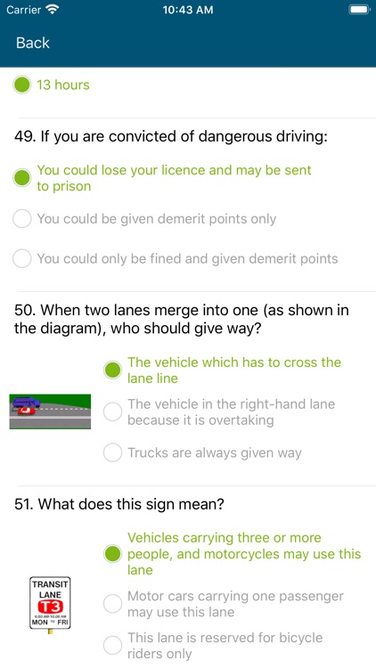 Driver licence test QLD Lite screenshot-5