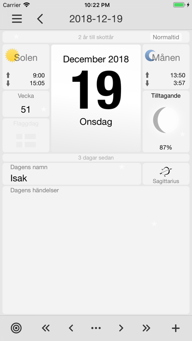 Svensk Almanacka Pro screenshot 4