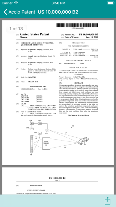 Accio Patent screenshot 2
