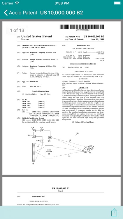 Accio Patent