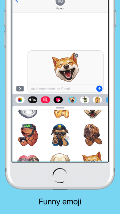 Dog Emoji & Stickers puppy screenshot 3