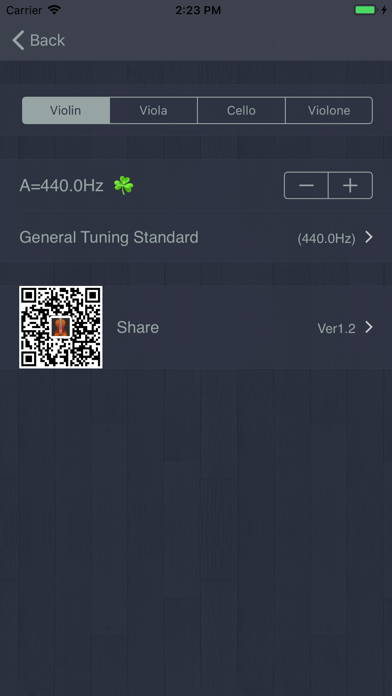 X Violin Family Tuner screenshot 2