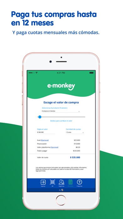 emonkey Colombia screenshot 2
