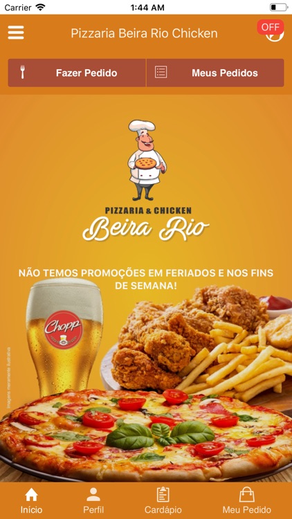 Pizzaria Beira Rio Chicken