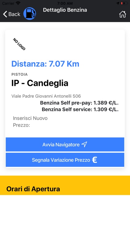 Cerca Distributori Benzina screenshot-3