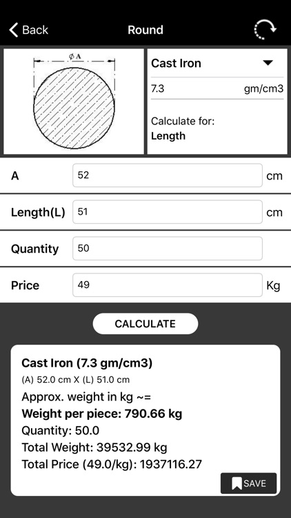 Metallo Calculator screenshot-4