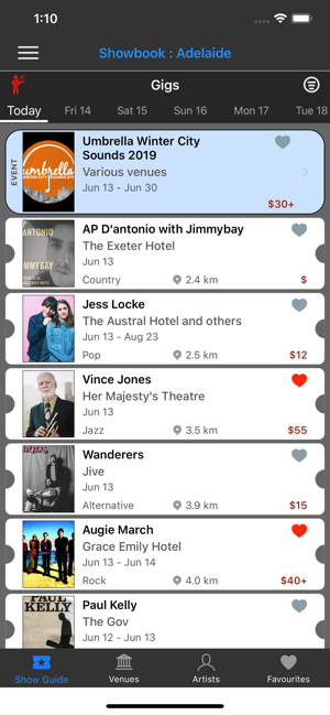 Showbook : Adelaide(圖1)-速報App