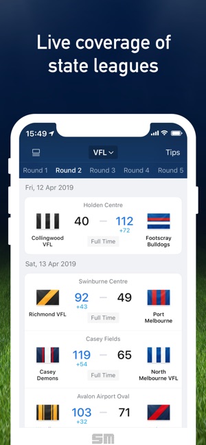 Footy Live: AFL Scores & Stats(圖5)-速報App