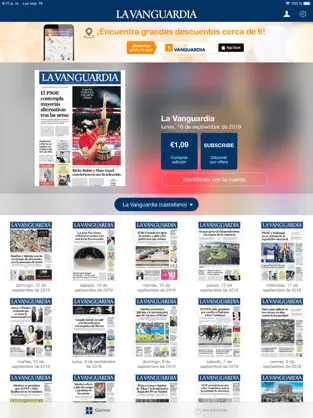 Screenshot 1 La Vanguardia edición impresa iphone