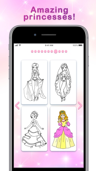 How to cancel & delete Princess Color by Number from iphone & ipad 3