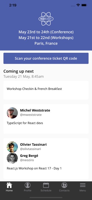 ReactEurope Official App