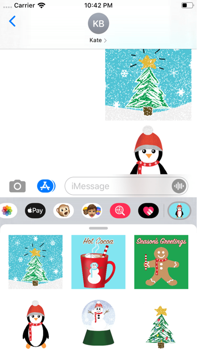 Holiday cute & fun stickers screenshot 3