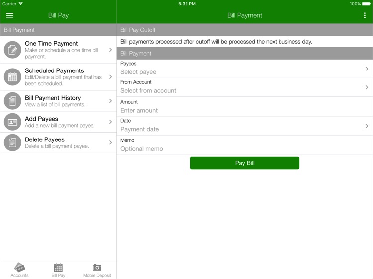 Kentland Bank Mobile for iPad