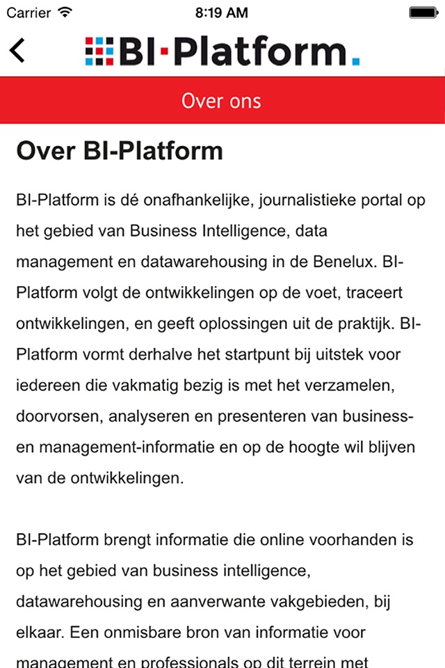 BI-Platform screenshot 4