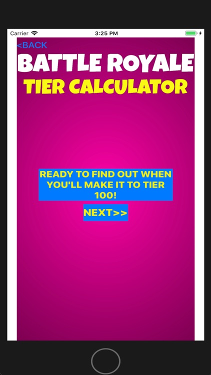Battle Royale Tier Calculator
