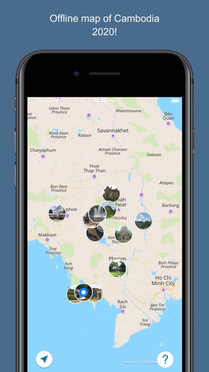 Cambodia 2020 — offline map