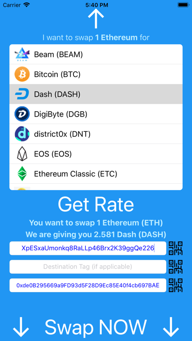 Exchange Cryptocurrency - Swap screenshot 3