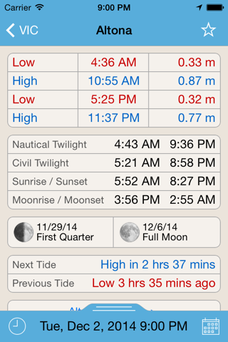 Tide Times VIC Plus screenshot 3