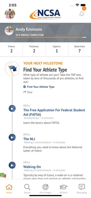 NCSA Athletic Recruiting(圖1)-速報App