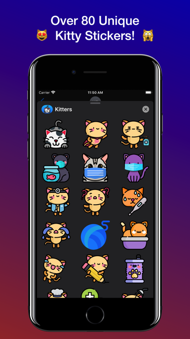 Kitters! Cat Stickers screenshot 2