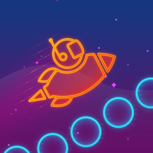 Take Me To Mars -glow stickman iOS App