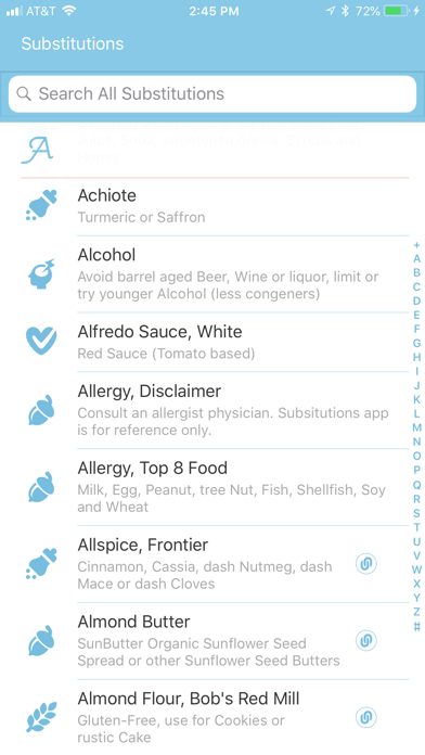 Substitutions Screenshot 2