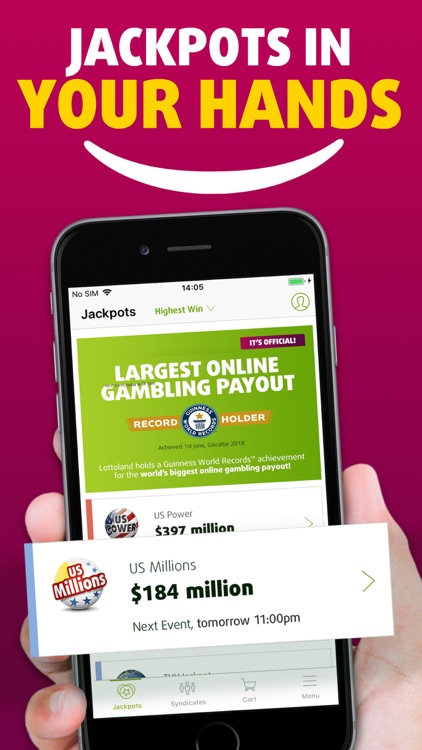 Lottoland App - Jackpot Bets