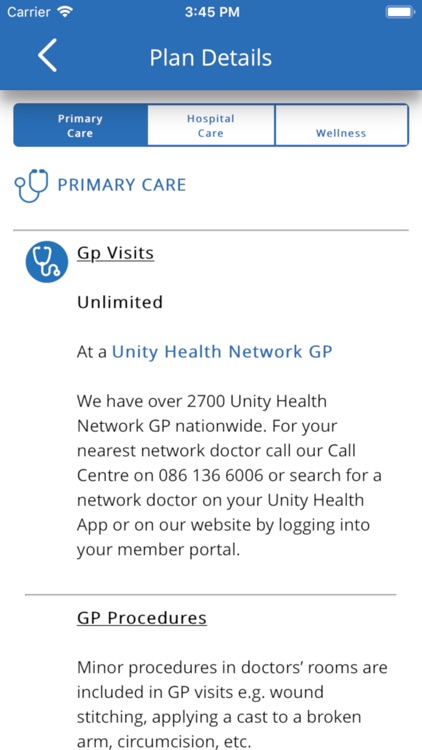 Primary Care Physician - Unity Health Insurance
