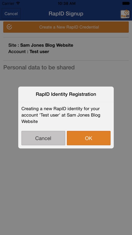 RapID Secure Login