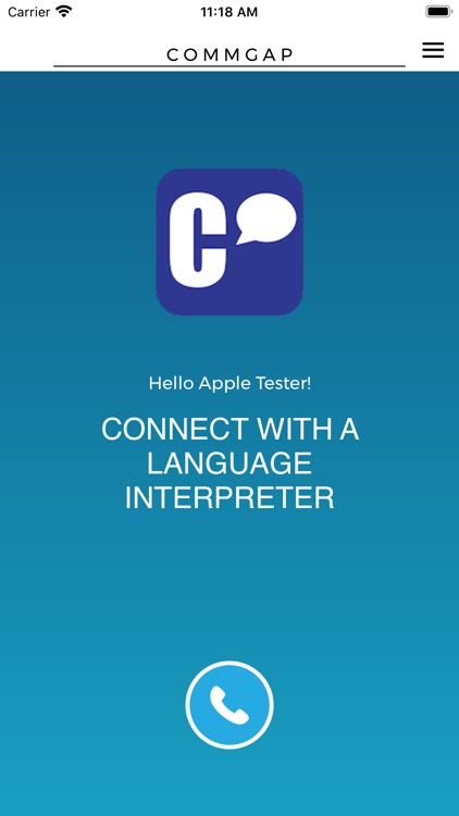 Commgap Interpretation Client