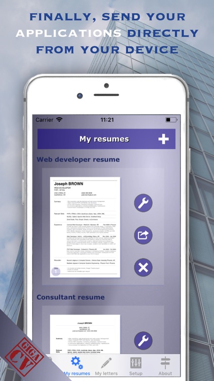 giga-cv Your resume screenshot-5