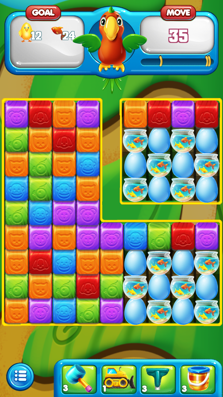 Pet Blast Crush : Match Puzzle Hack screenshot 5 - iOS game interface