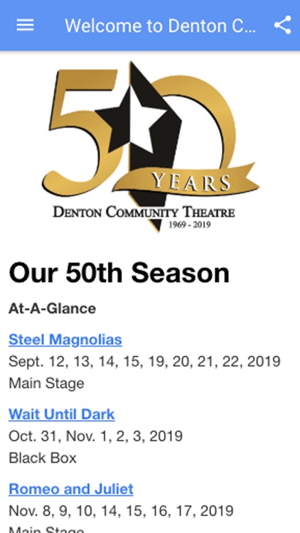 Denton Community Theatre