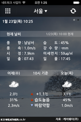 케이웨더 날씨Pro screenshot 2