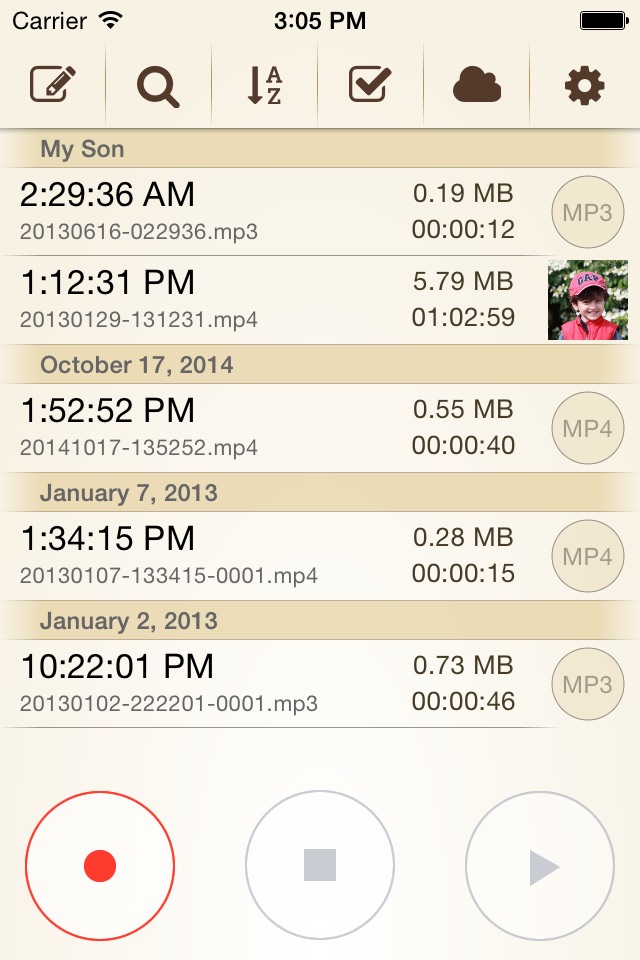 Voice Record Pro 7 Full screenshot 3