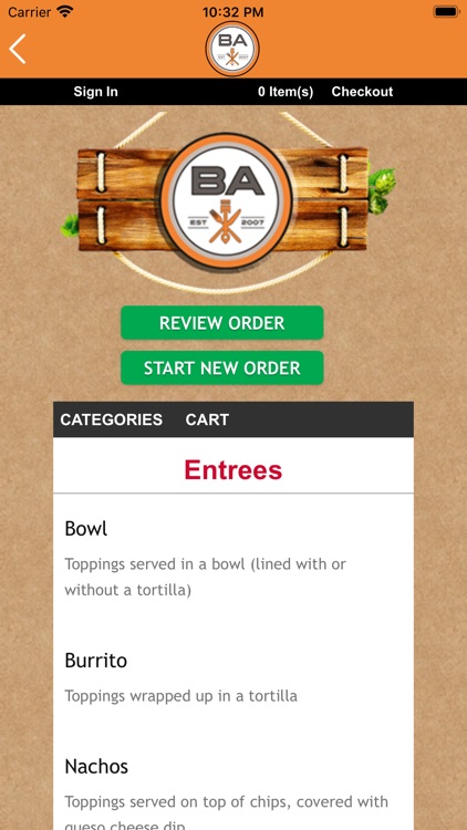 BA Burrito App