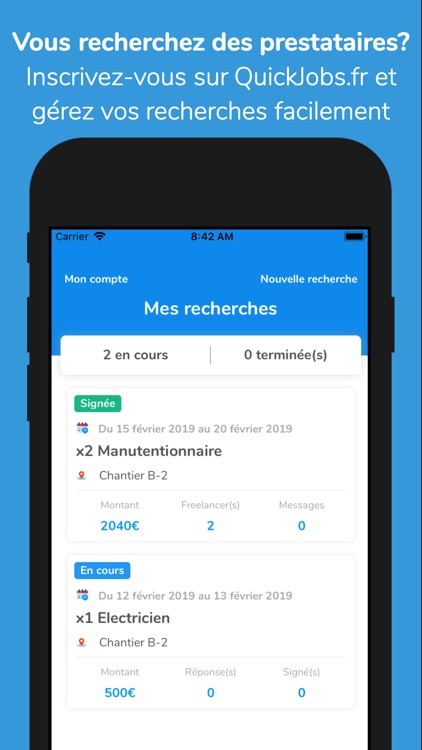 QuickJobs.fr screenshot-5