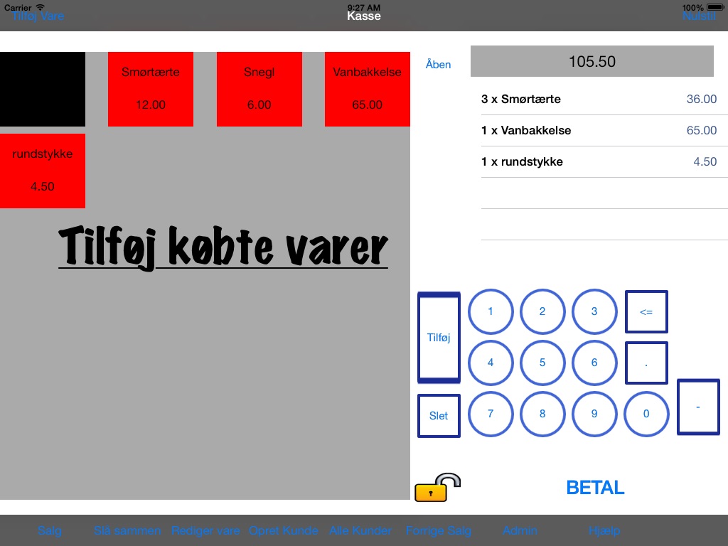 KasseSystem screenshot 3