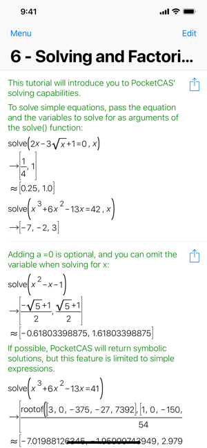 Mathematics with PocketCAS Pro(圖6)-速報App