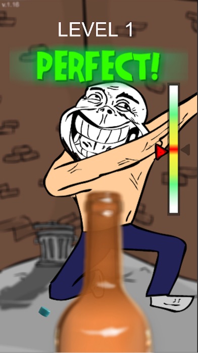 Troll Bottle Kick Challenge screenshot 2