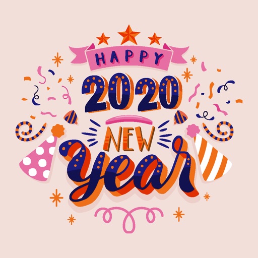 New year Animated Sticker 2020