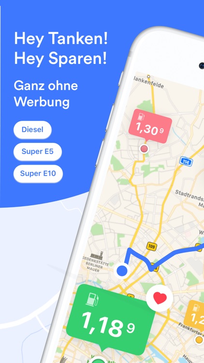 Bertha - Deine Tank-App