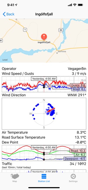 Road Weather Iceland(圖6)-速報App