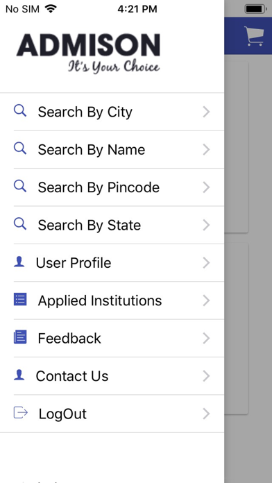 Search Admissions screenshot 2
