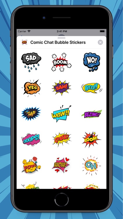 Comic Chat Bubble Stickers screenshot-3