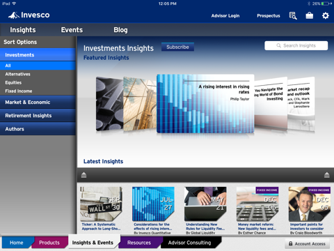 Invesco US screenshot 3